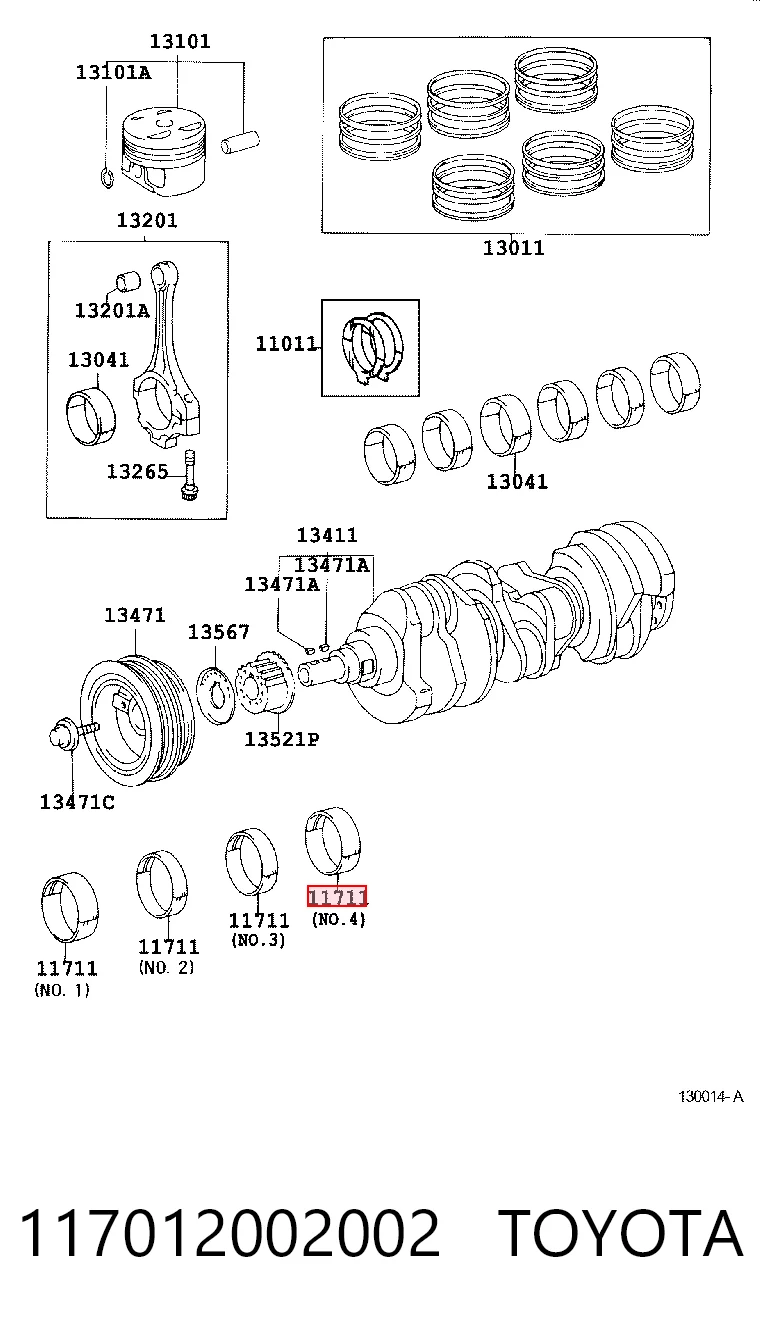 117012002002 Toyota