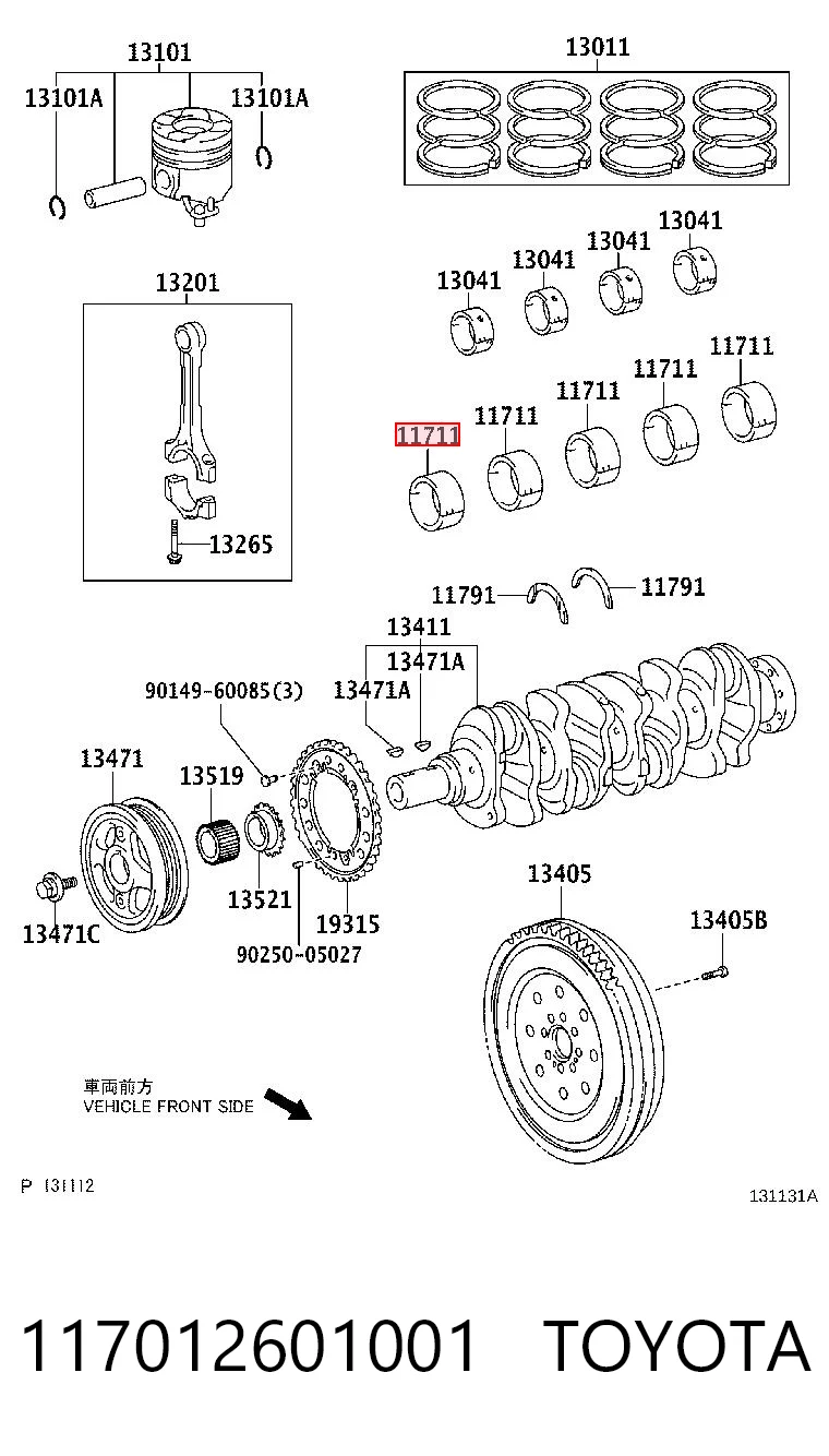 117012601001 Toyota