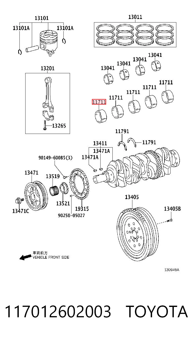 117012602003 Toyota
