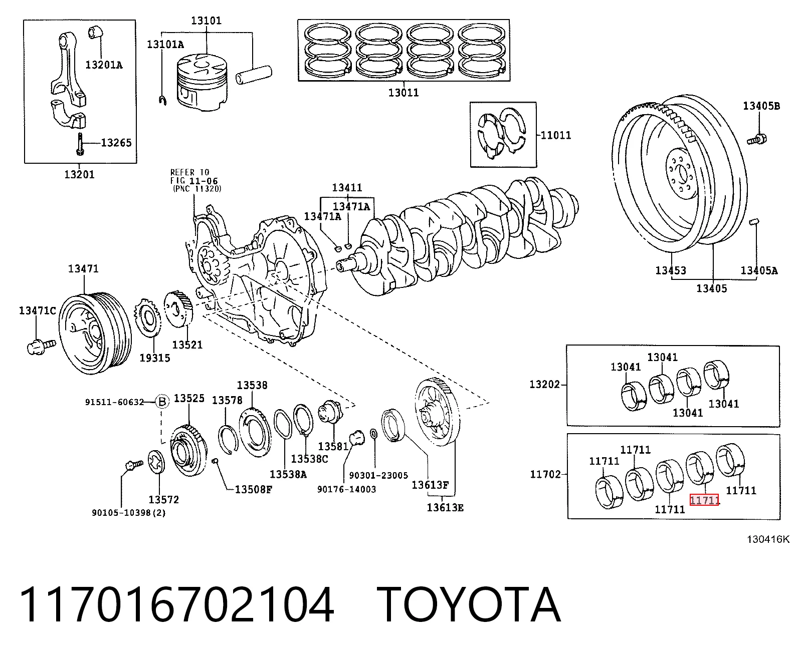 117016702104 Toyota