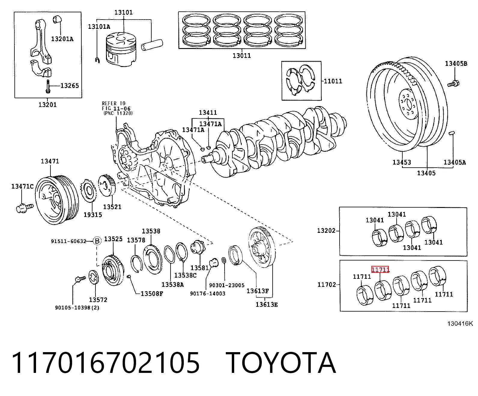 117016702105 Toyota