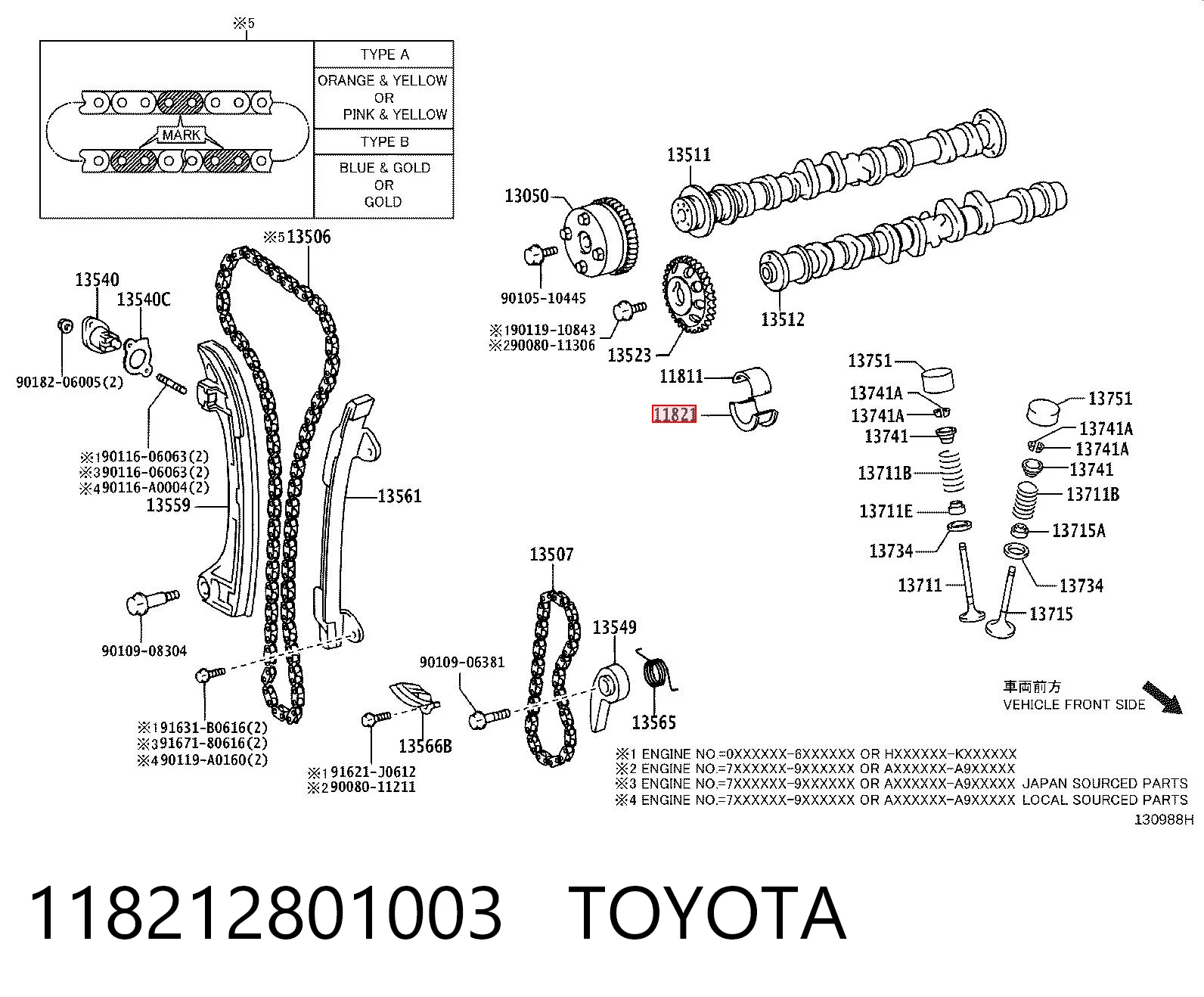 118212801003 Toyota