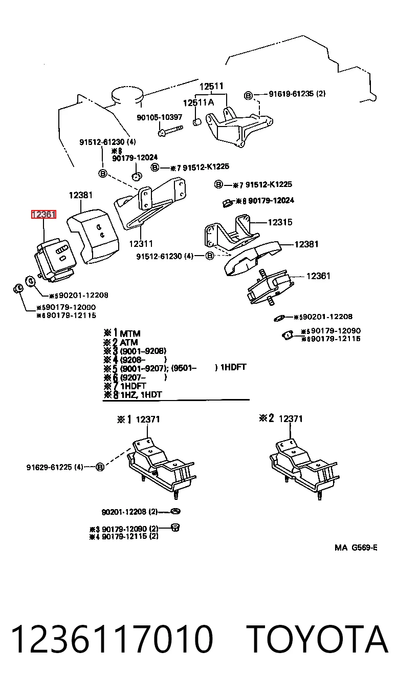  Land Cruiser  SUV (1990-1998) original desde 42,20 €
