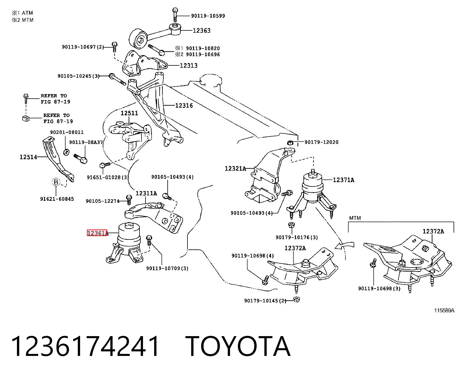 Preço da peça  Camry  sedan
