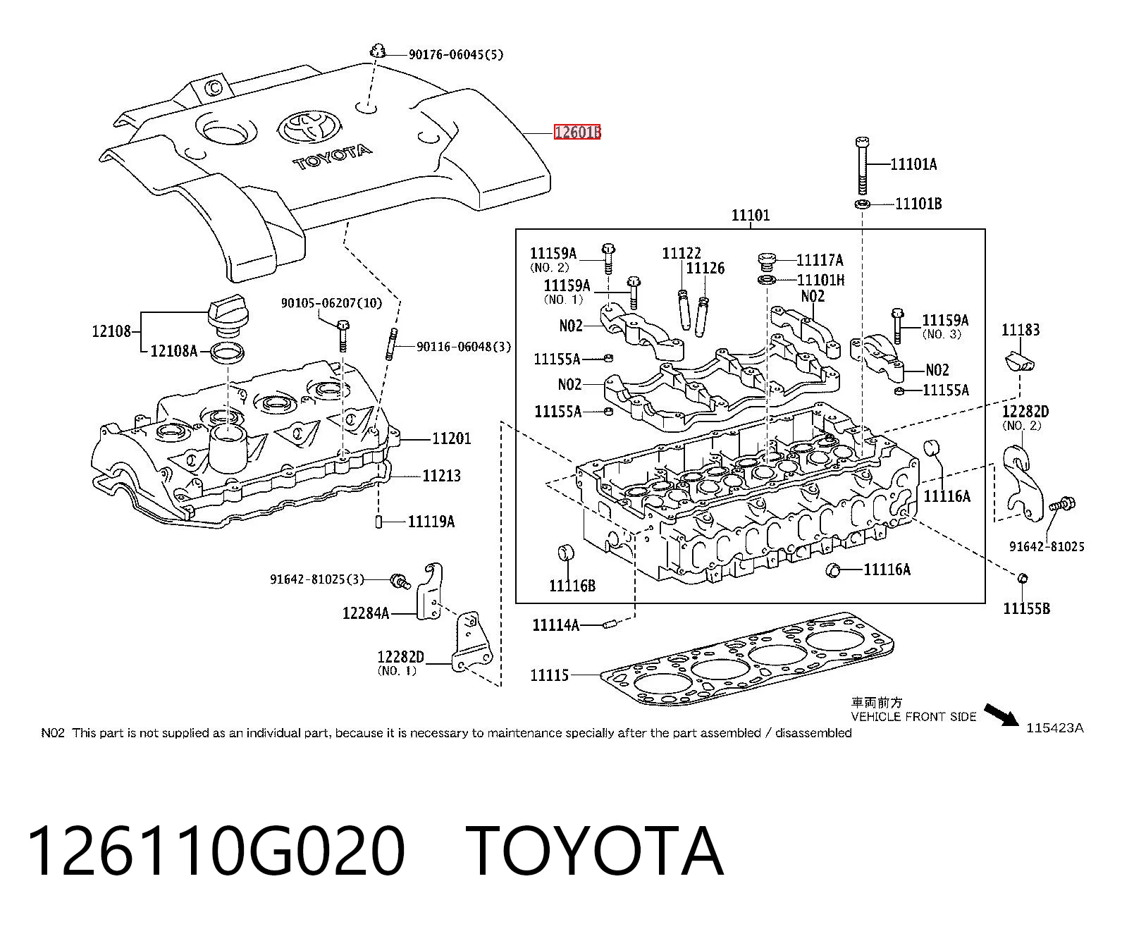 126110G020 Toyota