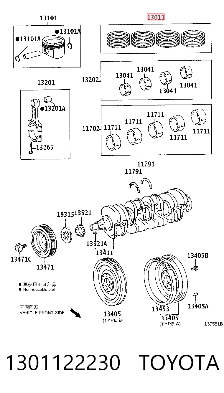 Compre 7996910000 NE/NPR Kit de anéis de pistão de motor, STD.