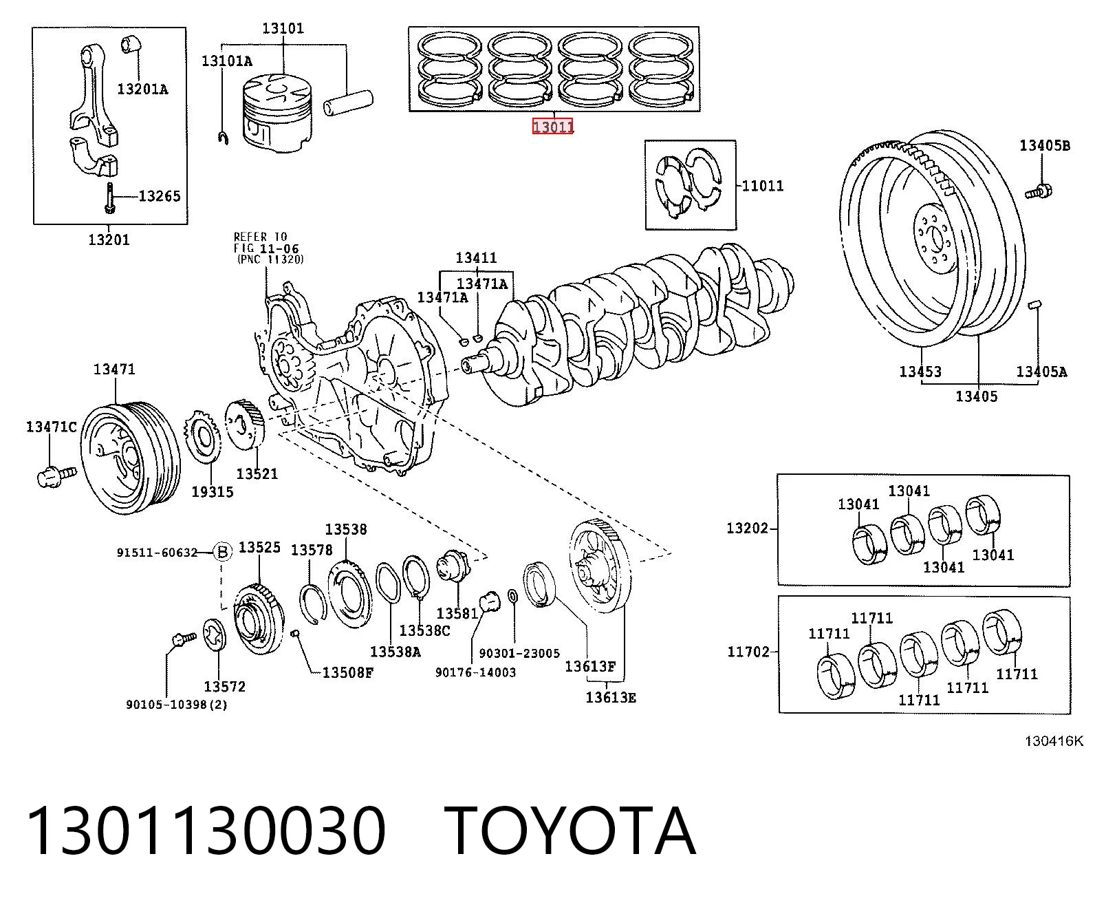 1301130030 Toyota