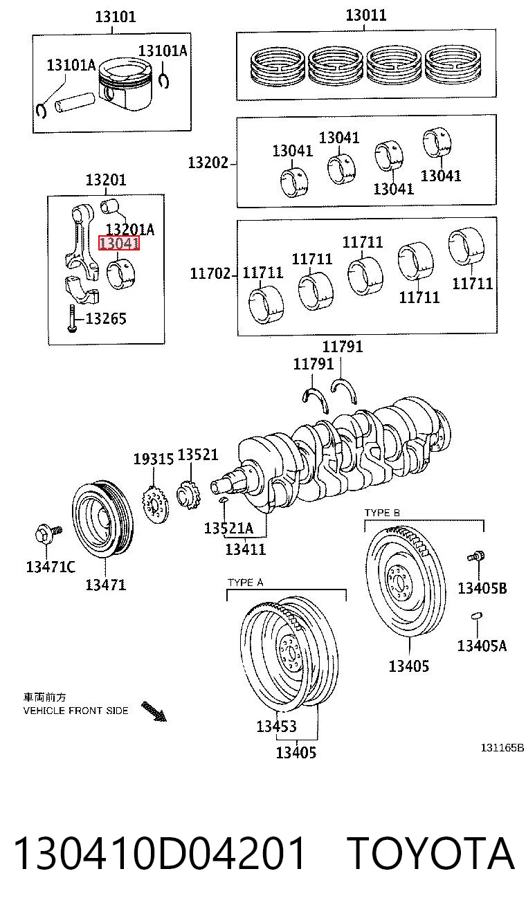 130410D04201 Toyota