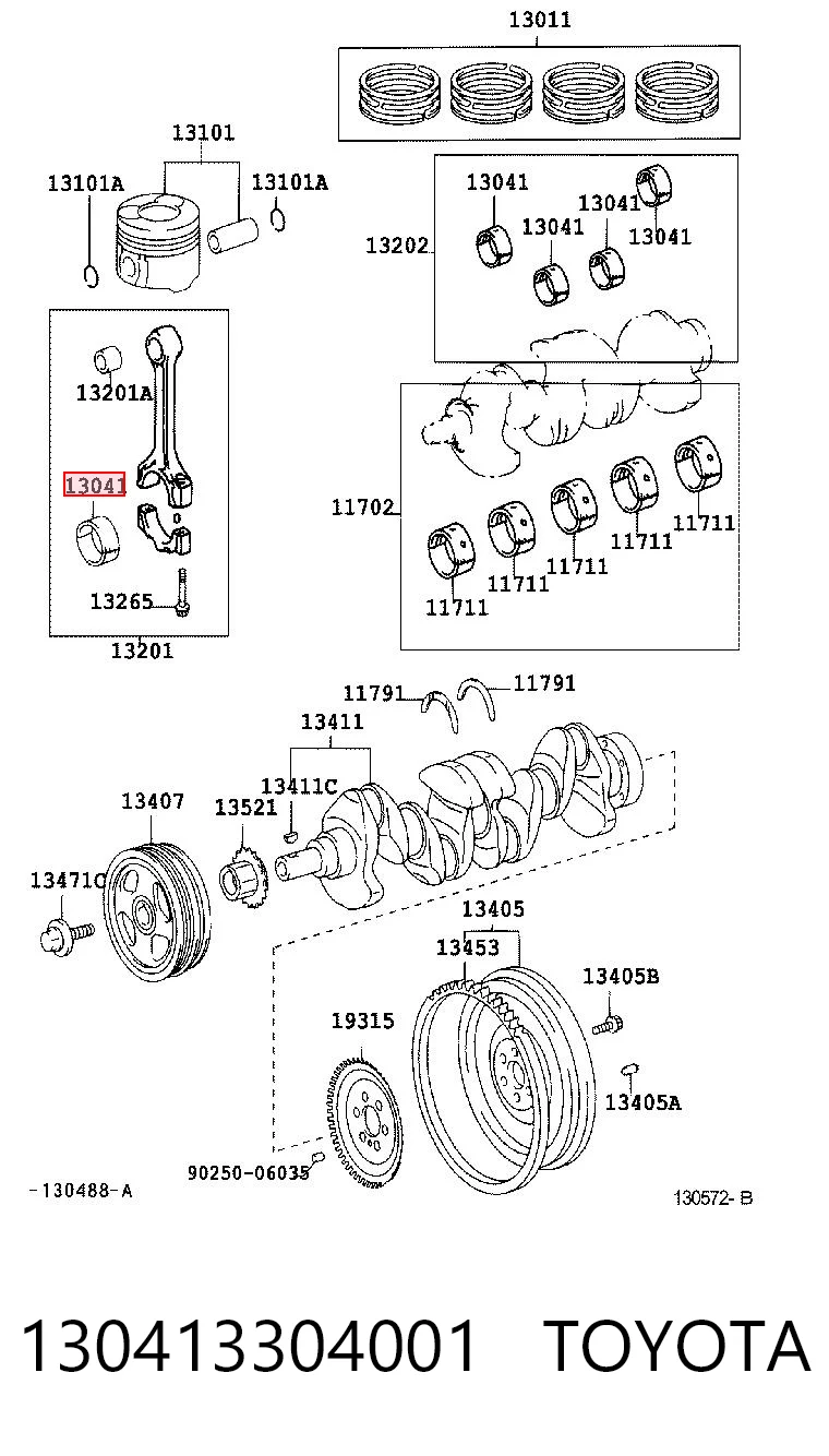 130413304001 Toyota