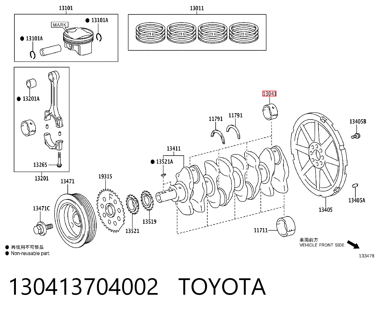 130413704002 Toyota