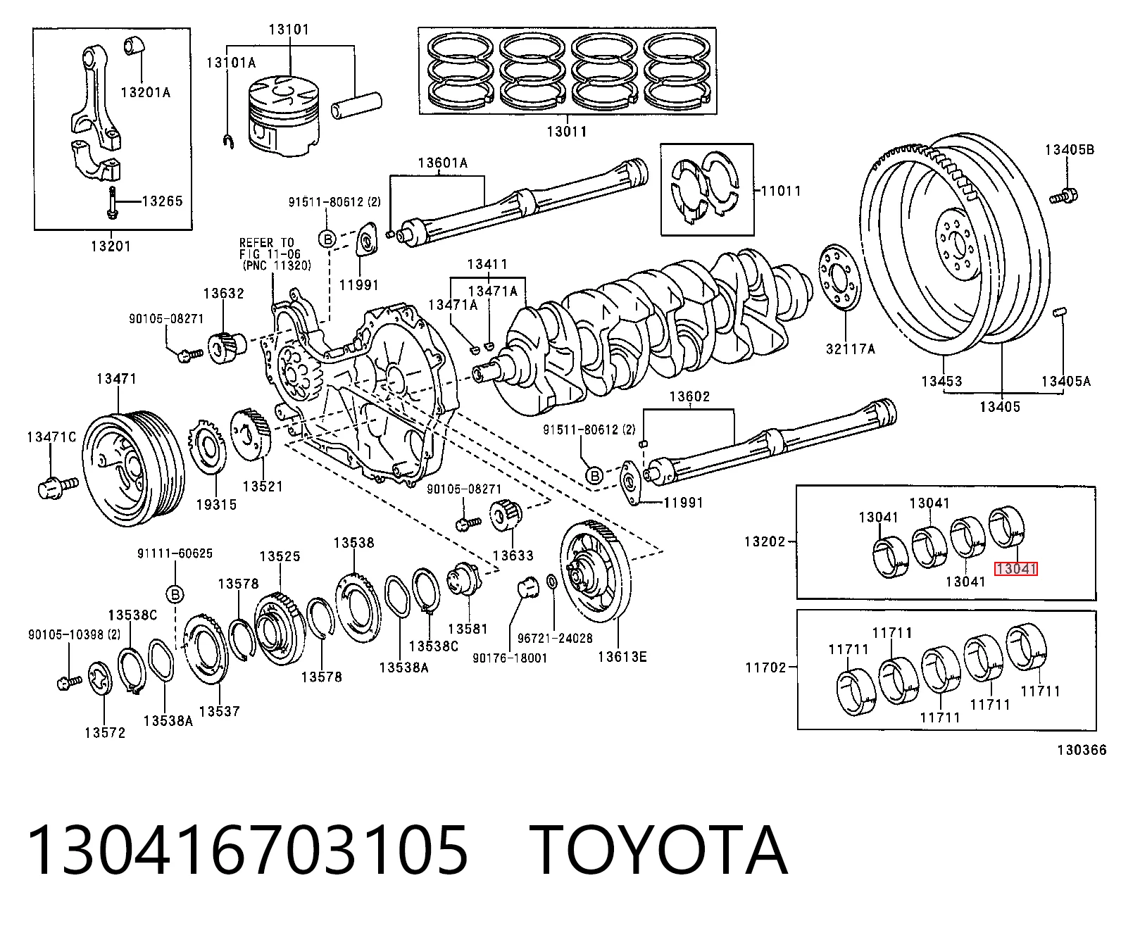 130416703105 Toyota