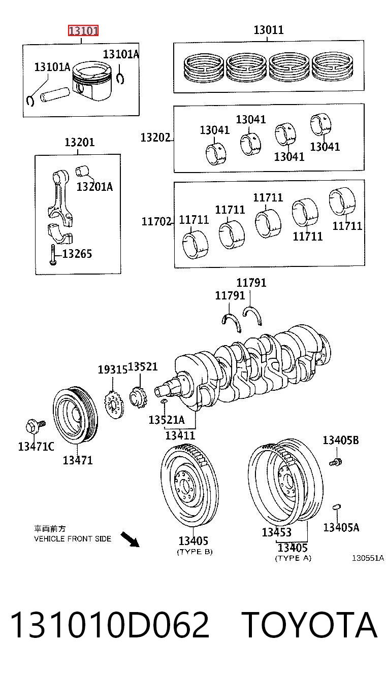 131010D062 Toyota