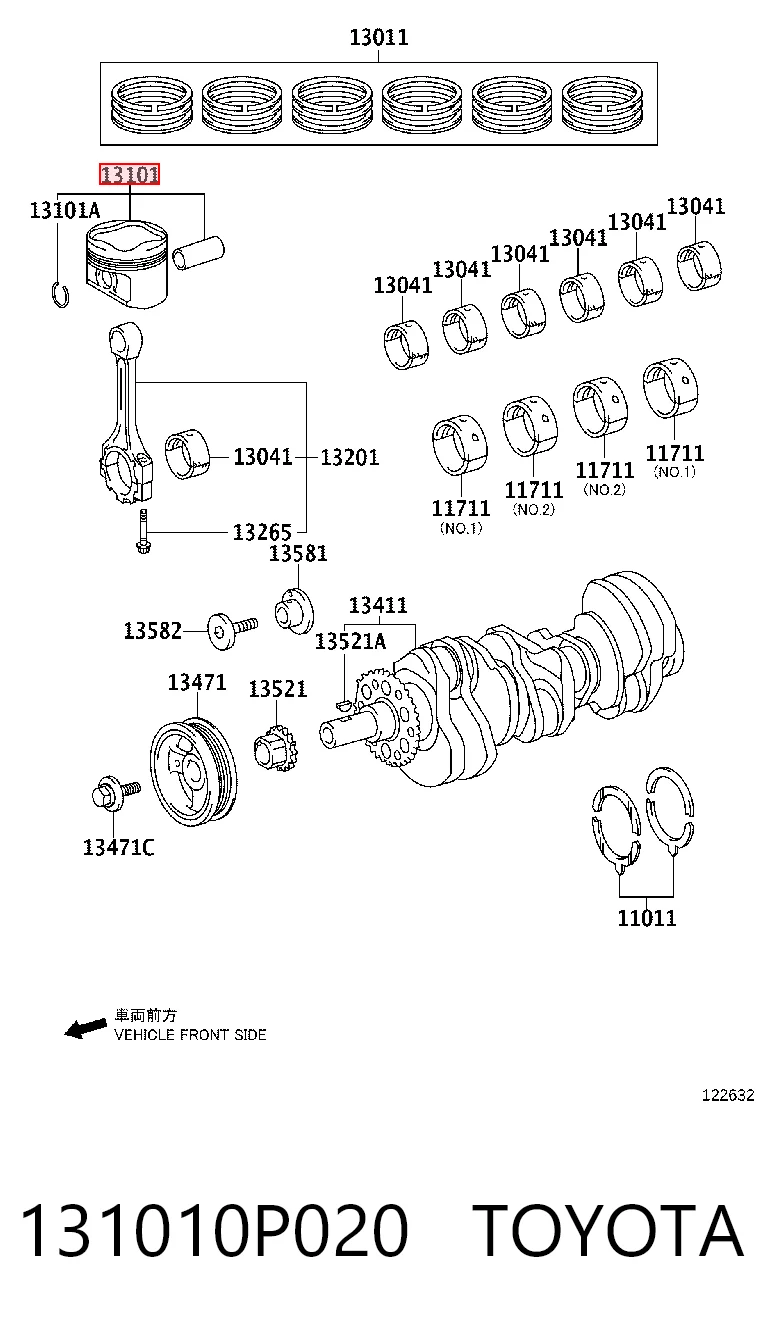 131010P020 Toyota