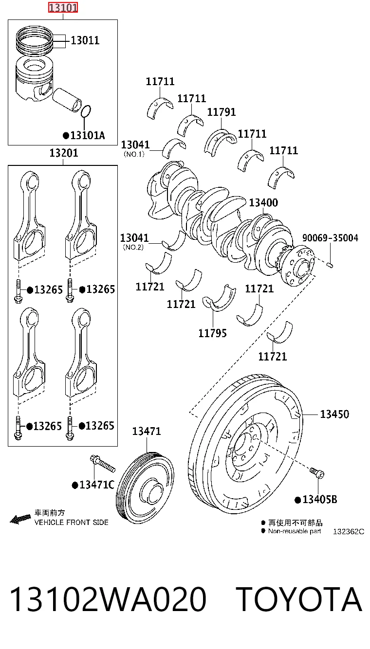 13102WA020 Toyota