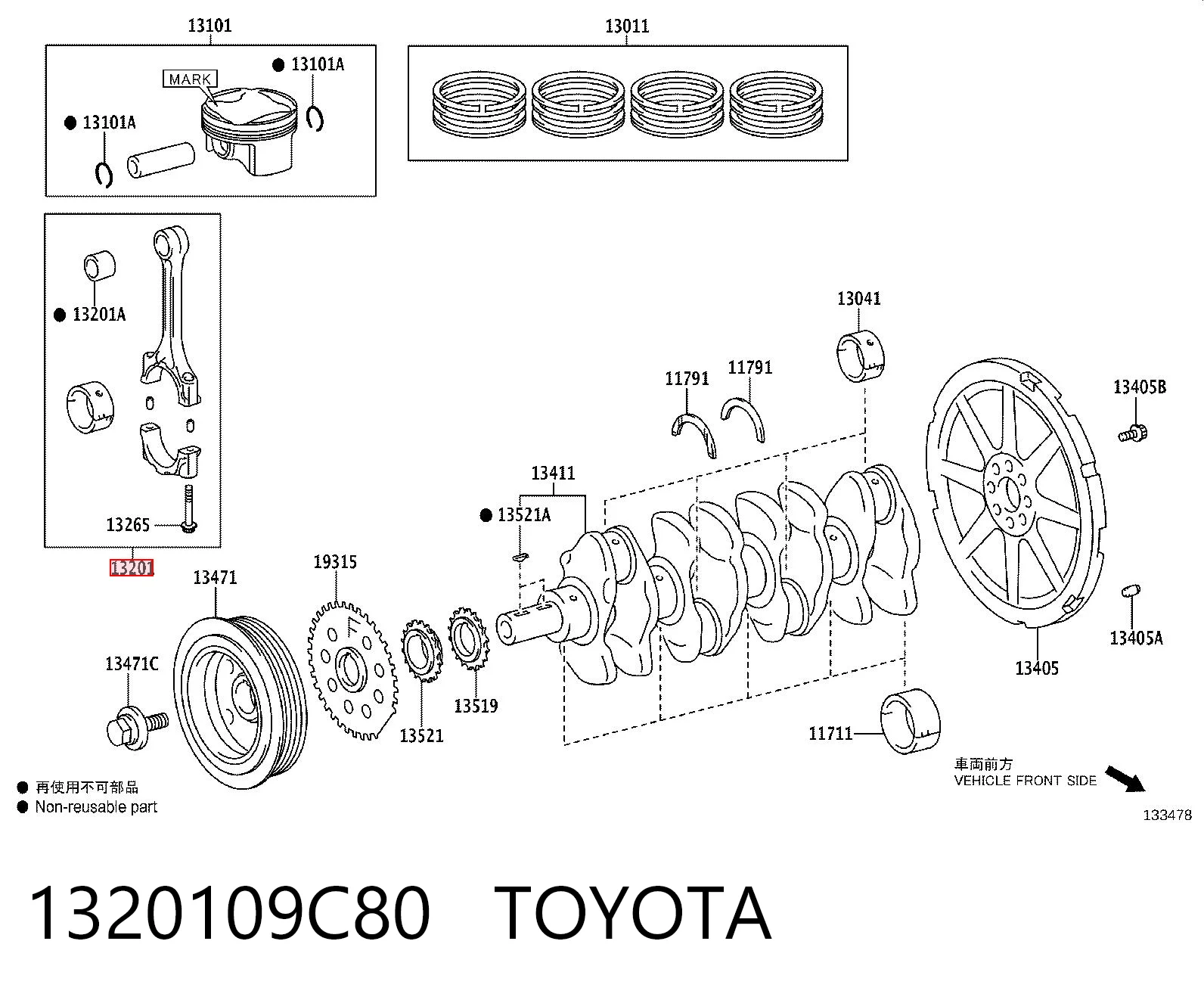 1320109C80 Toyota