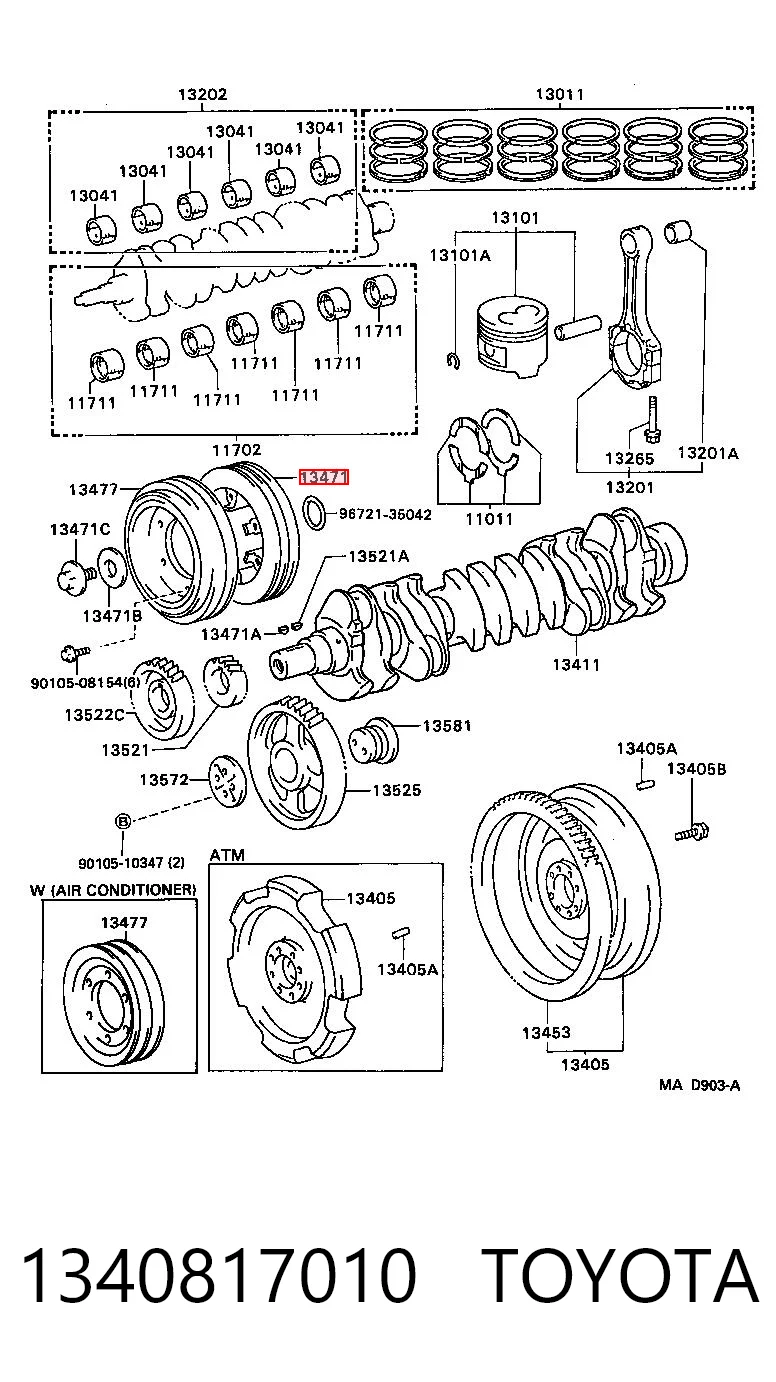 Polia de cambota Toyota Land Cruiser preço, a partir de 82,64 USD