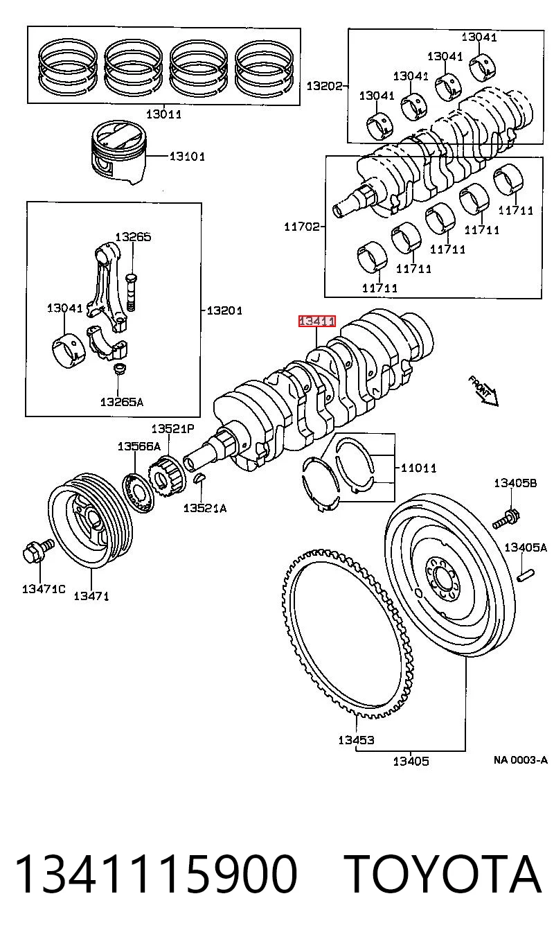  Cambota de motor Toyota Corolla liftback (E8) (1983 - 1988) 