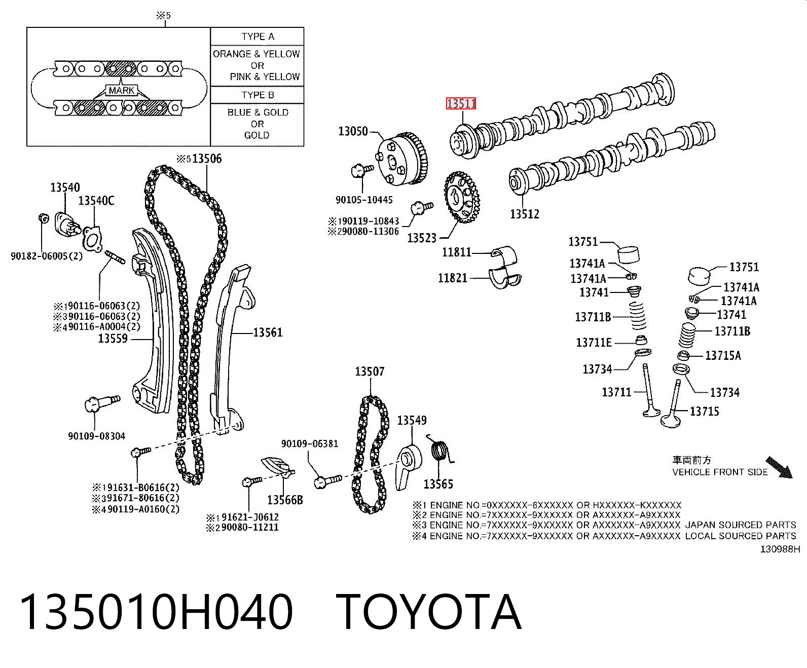 135010H040 Toyota