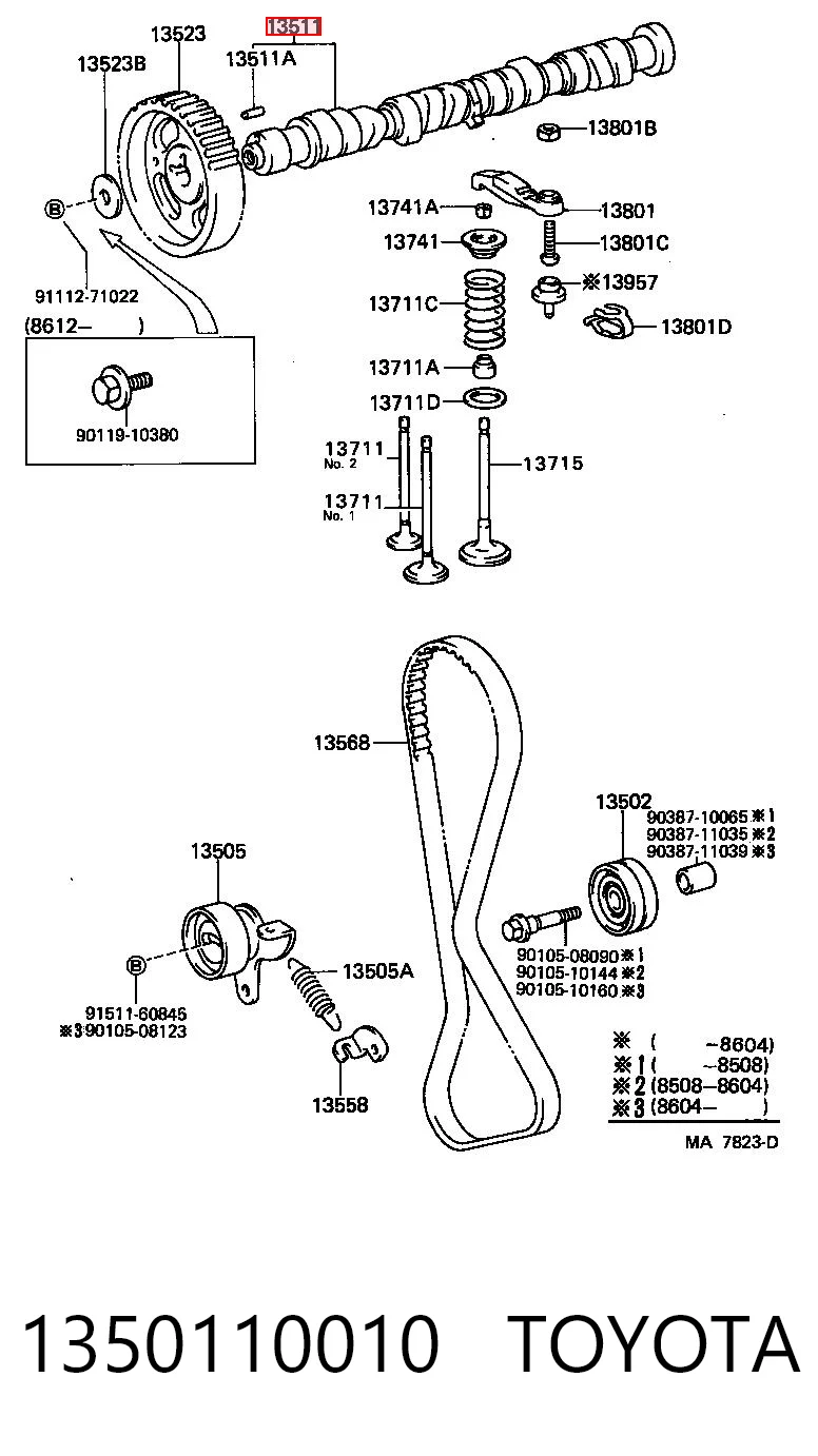 1350110010 Toyota