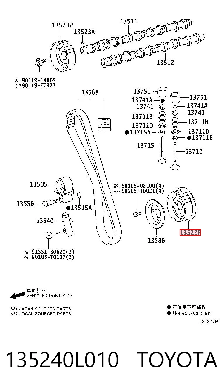135240L010 Toyota