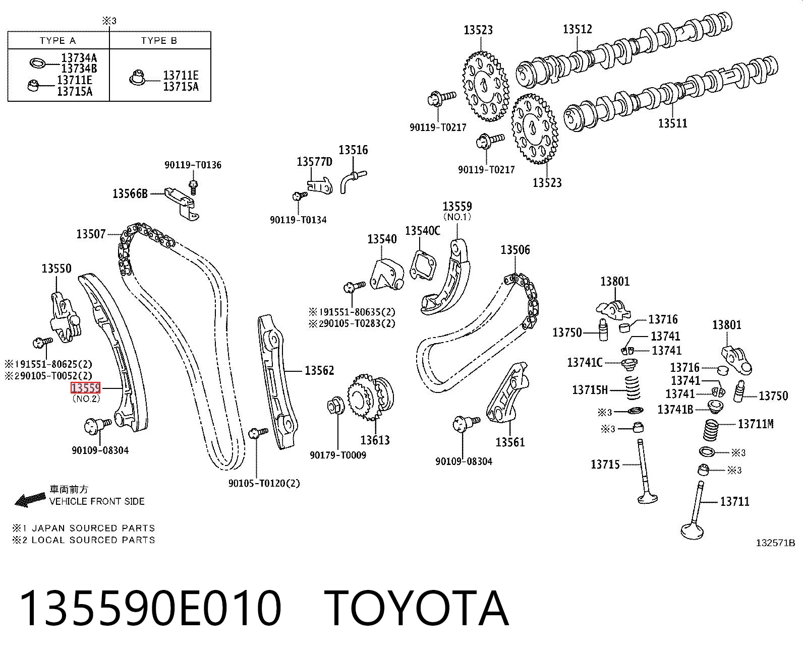 135590E010 Toyota