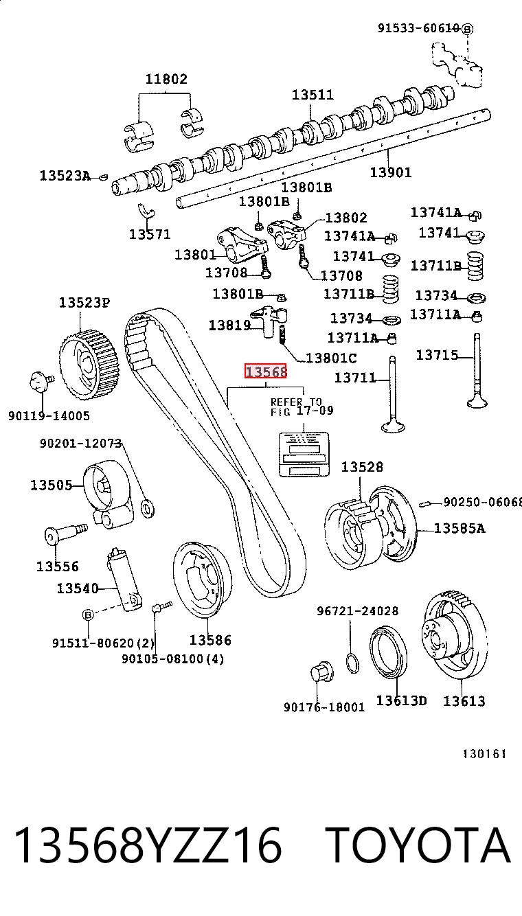 Compre Correia do mecanismo de distribuição de gás Toyota Land Cruiser 
