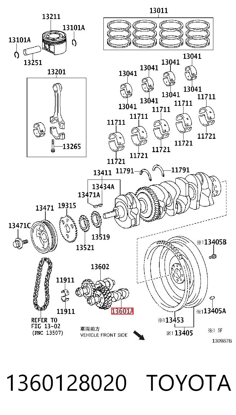 1360128020 Toyota Árvore de equilibração