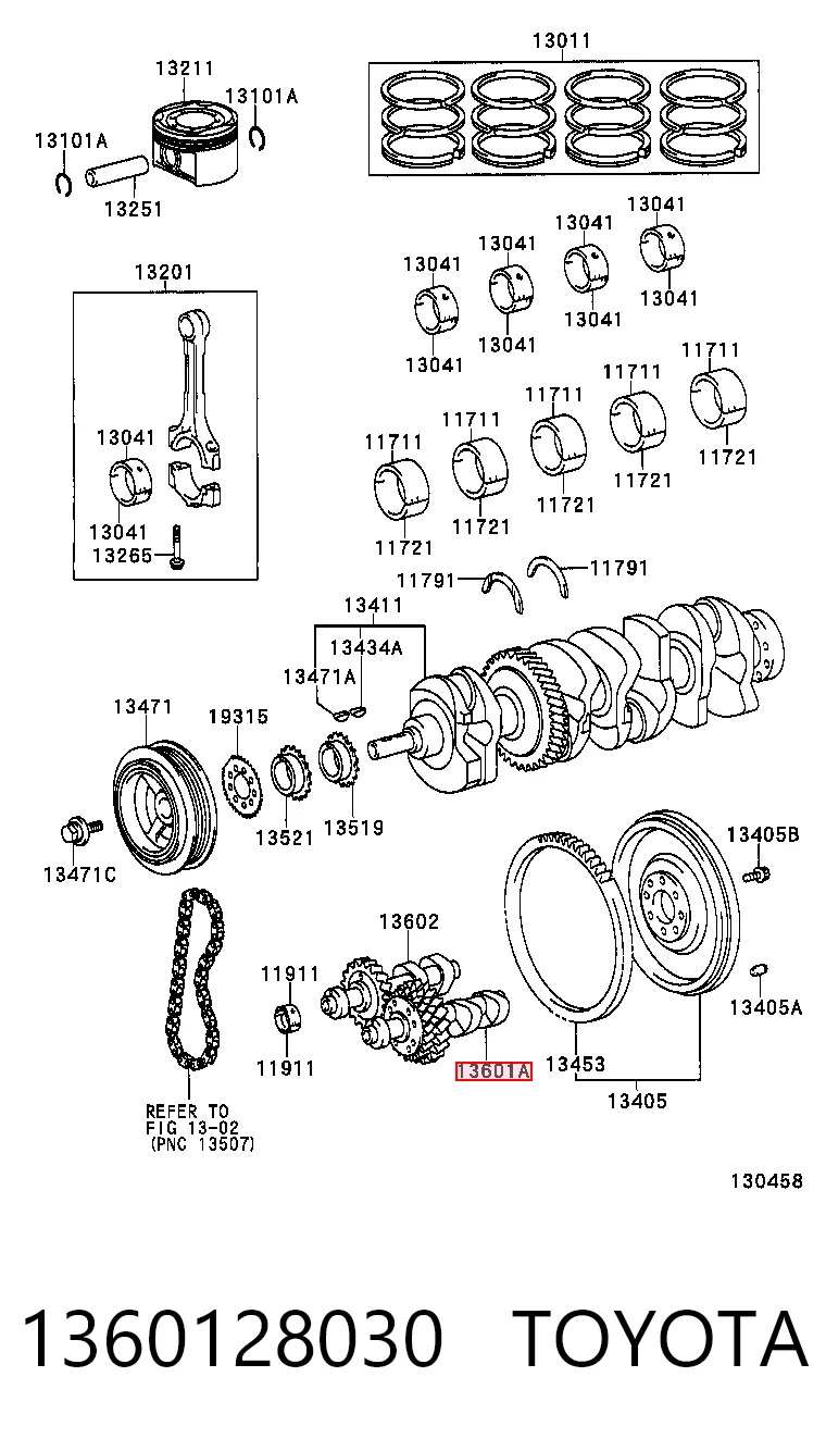 1360128030 Toyota Árvore de equilibração