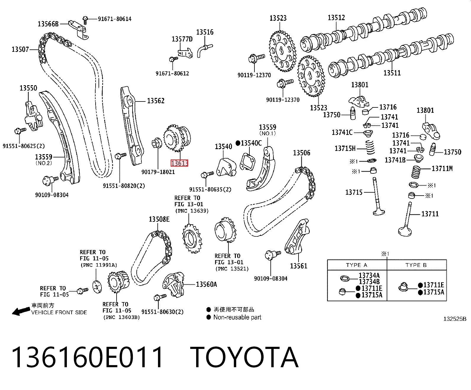 136160E011 Toyota