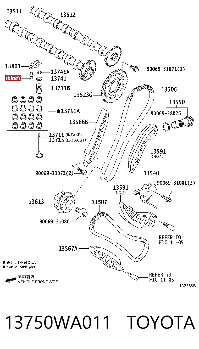 Compensador hidrâulico (empurrador hidrâulico), empurrador de válvulas para BMW 3  G20, G80, G28