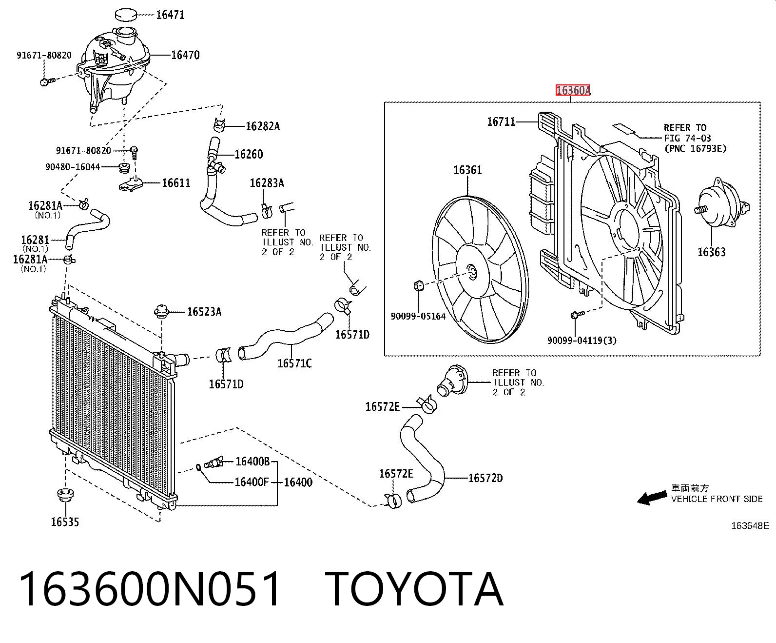 163600N051 Toyota
