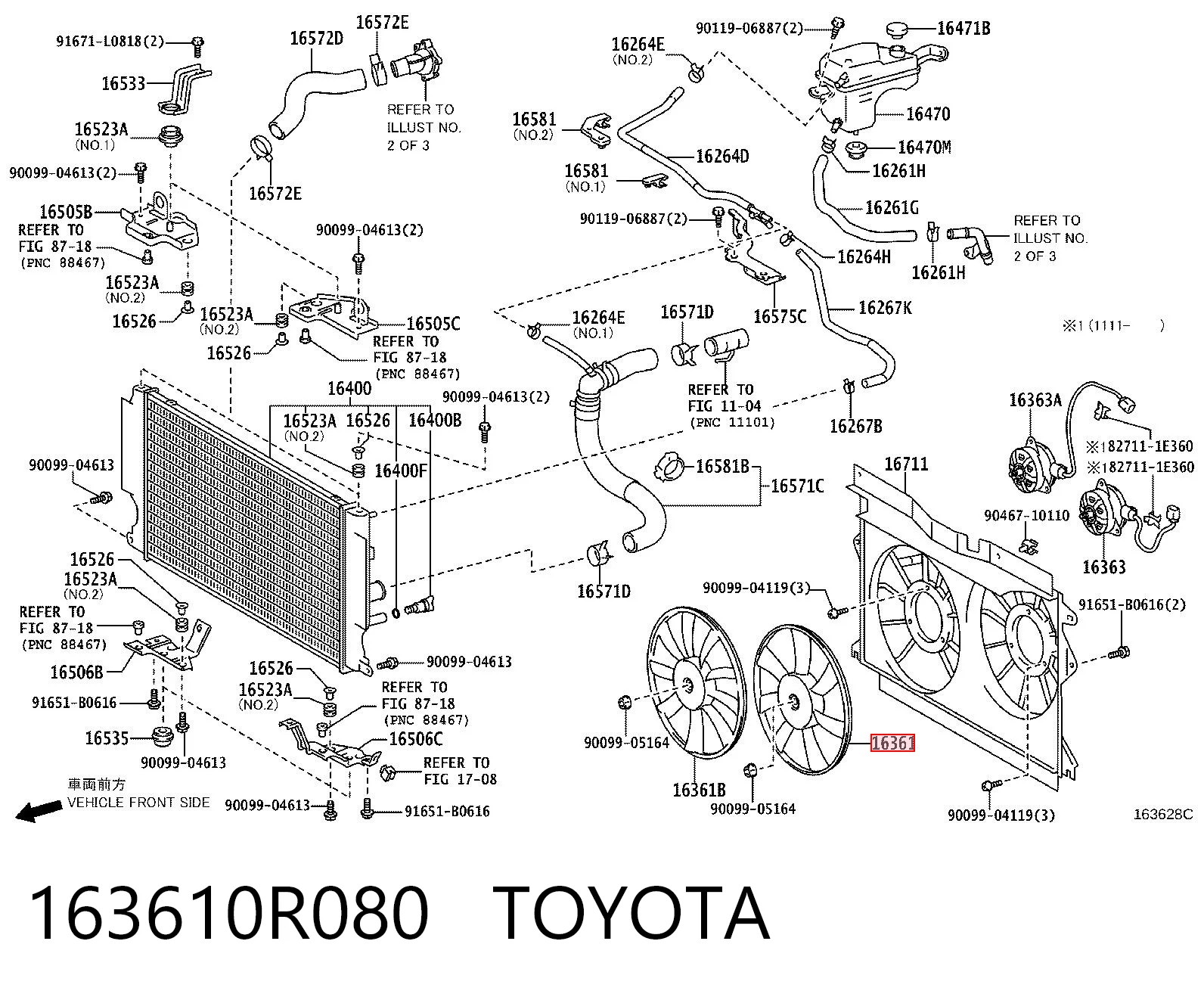 163610R080 Toyota