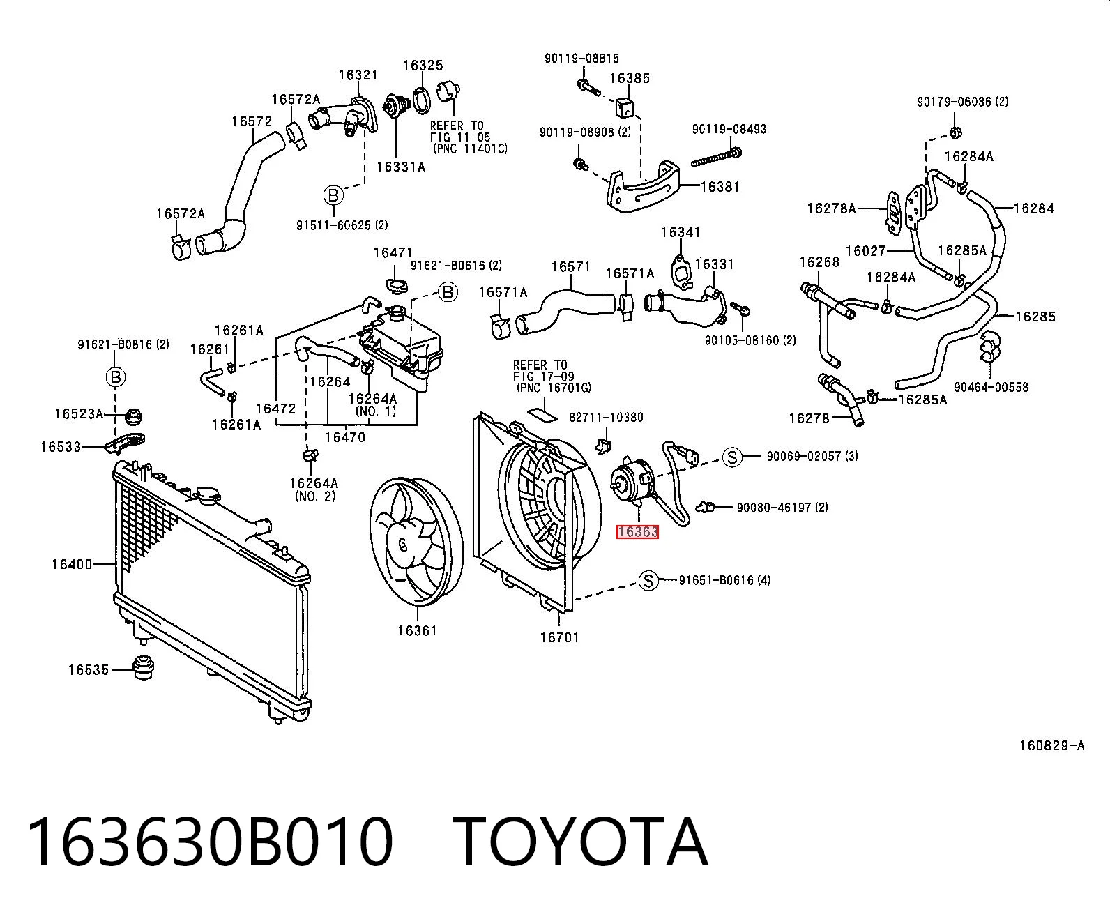 163630B010 Toyota