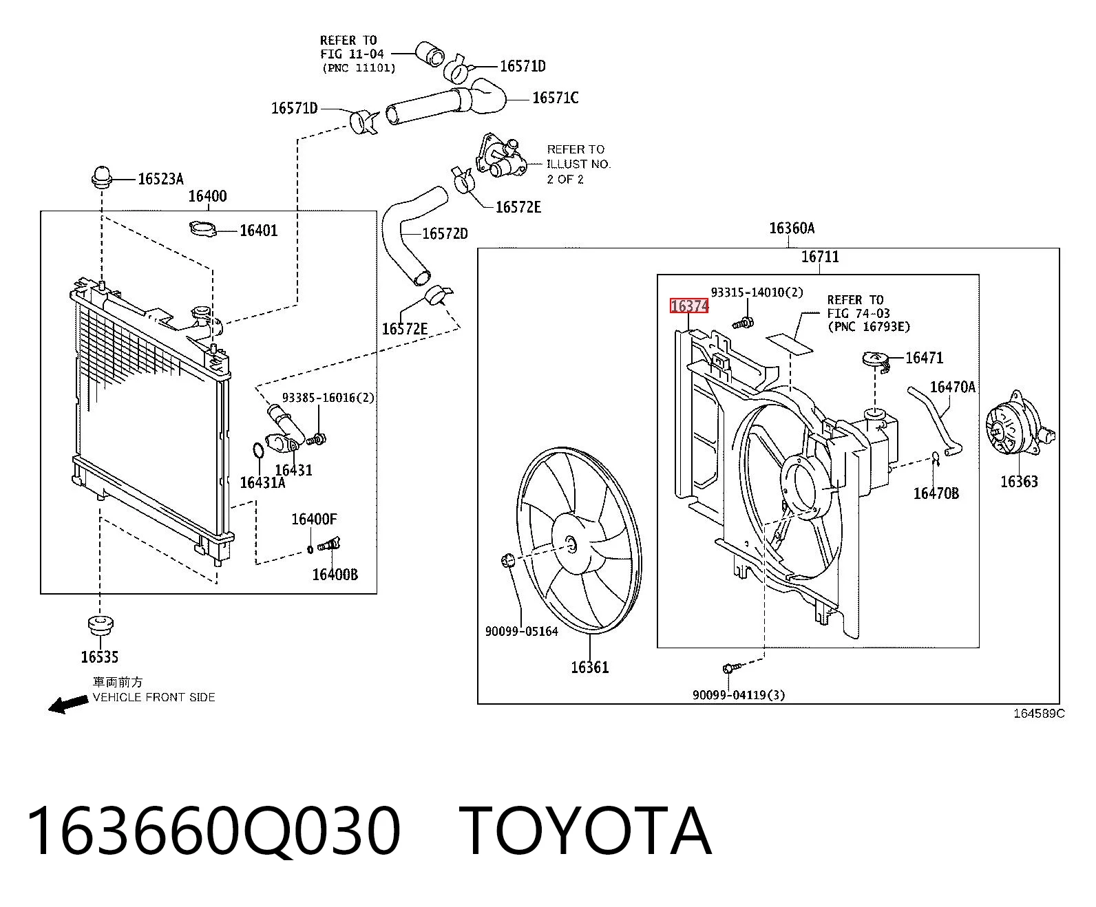 163660Q030 Toyota