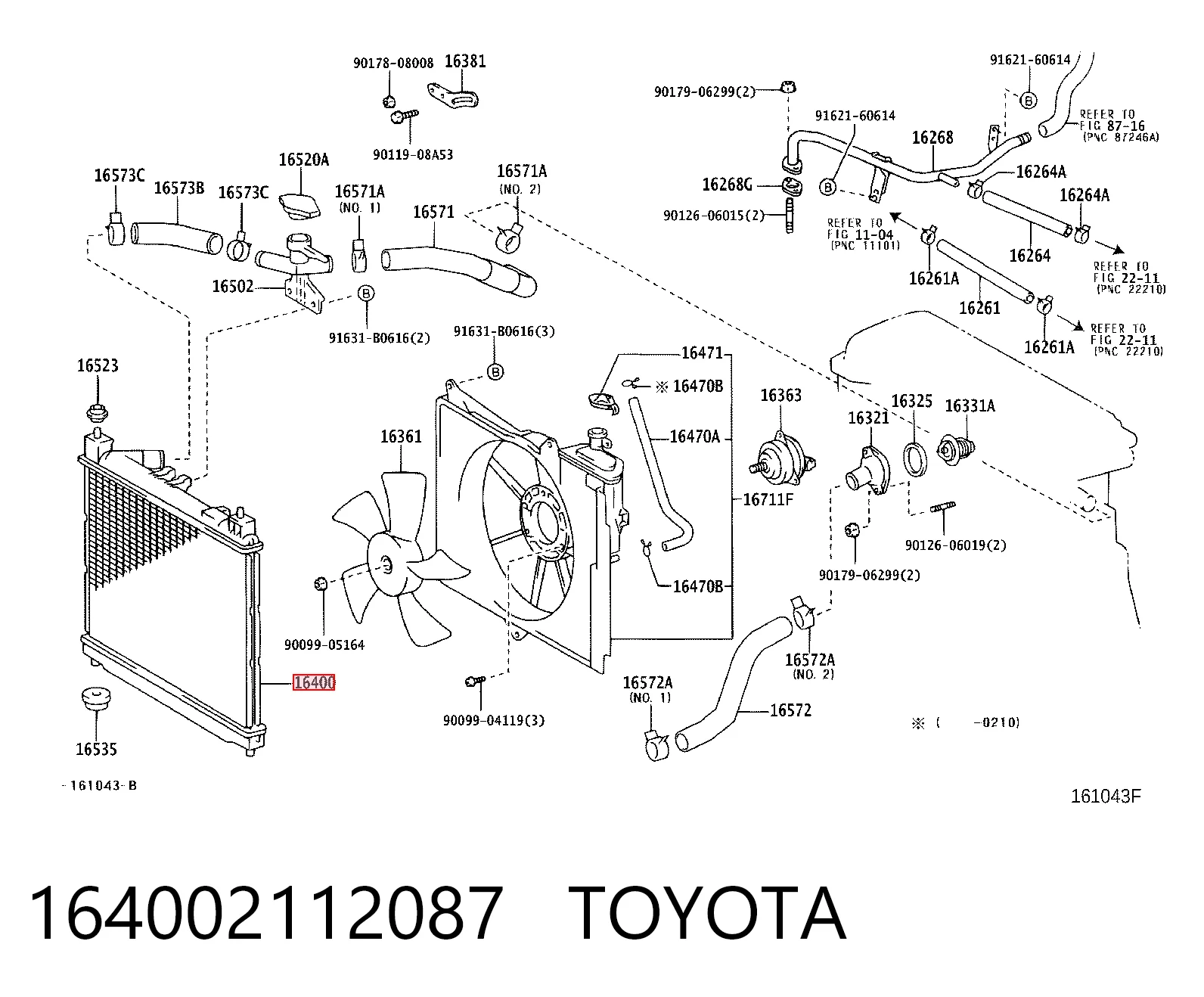 Compre Radiador de esfriamento de motor Toyota Yaris 