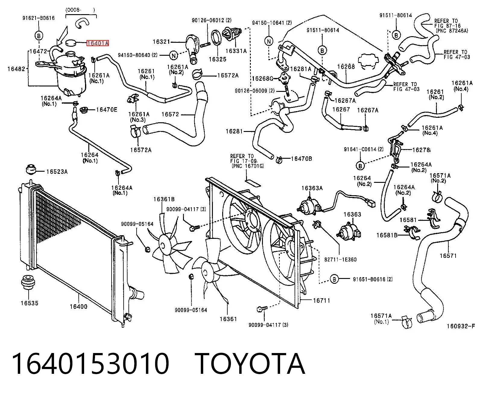 para Toyota Corolla (E18)