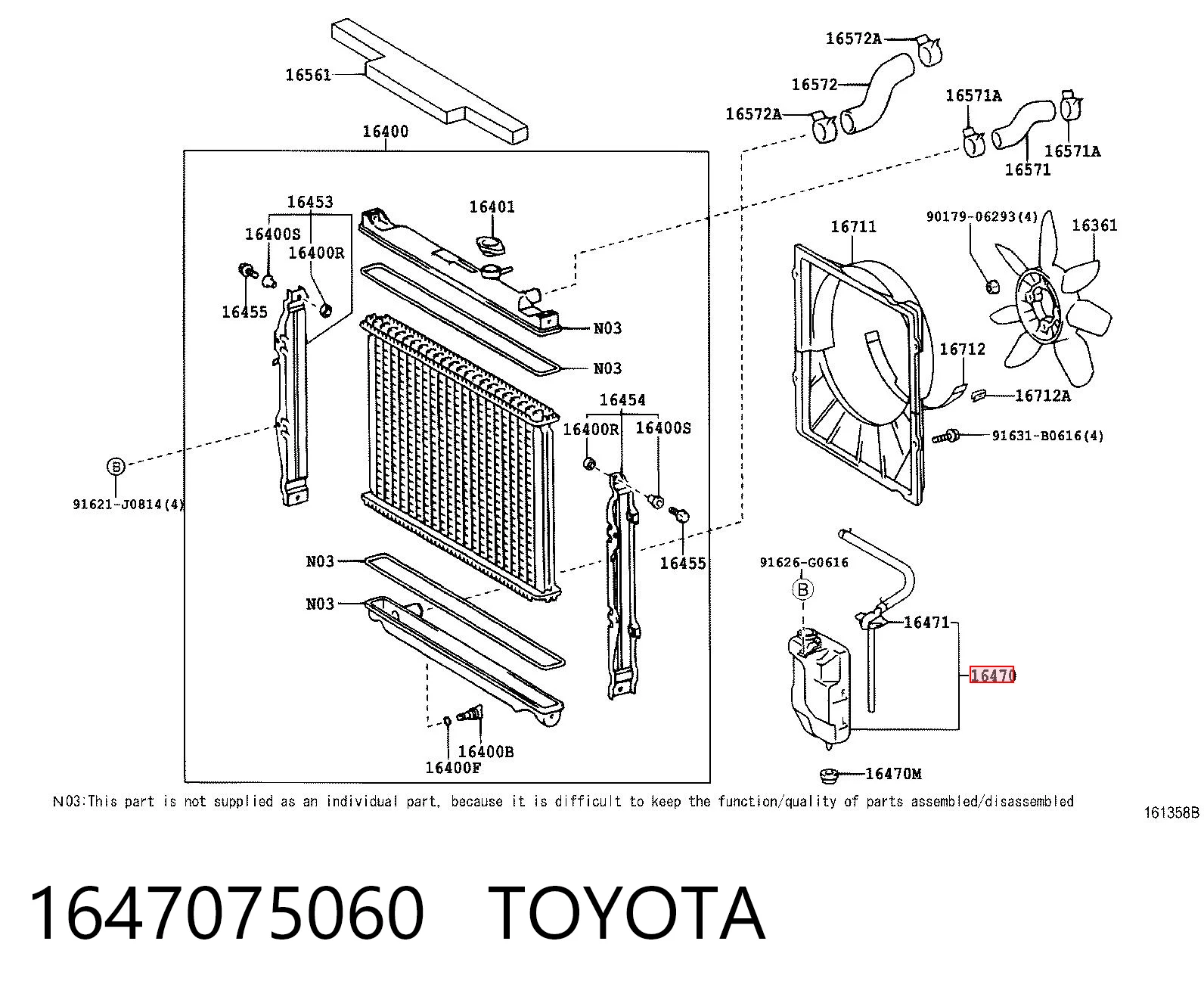 Tanque de expansão do sistema de esfriamento Toyota Hilux  N ao melhor preço