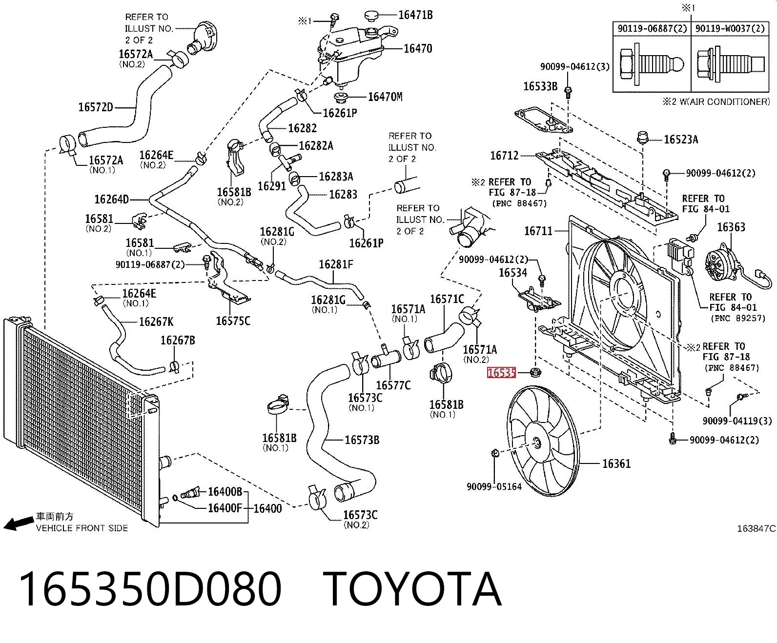 165350D080 Toyota