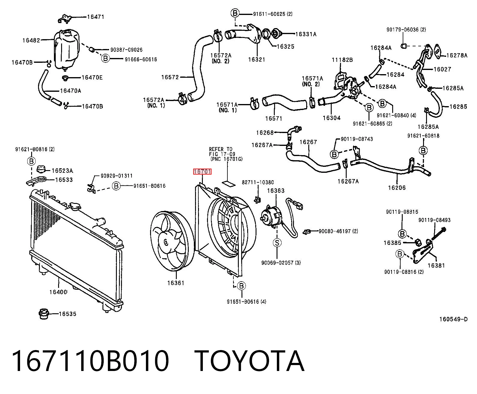 167110B010 Toyota