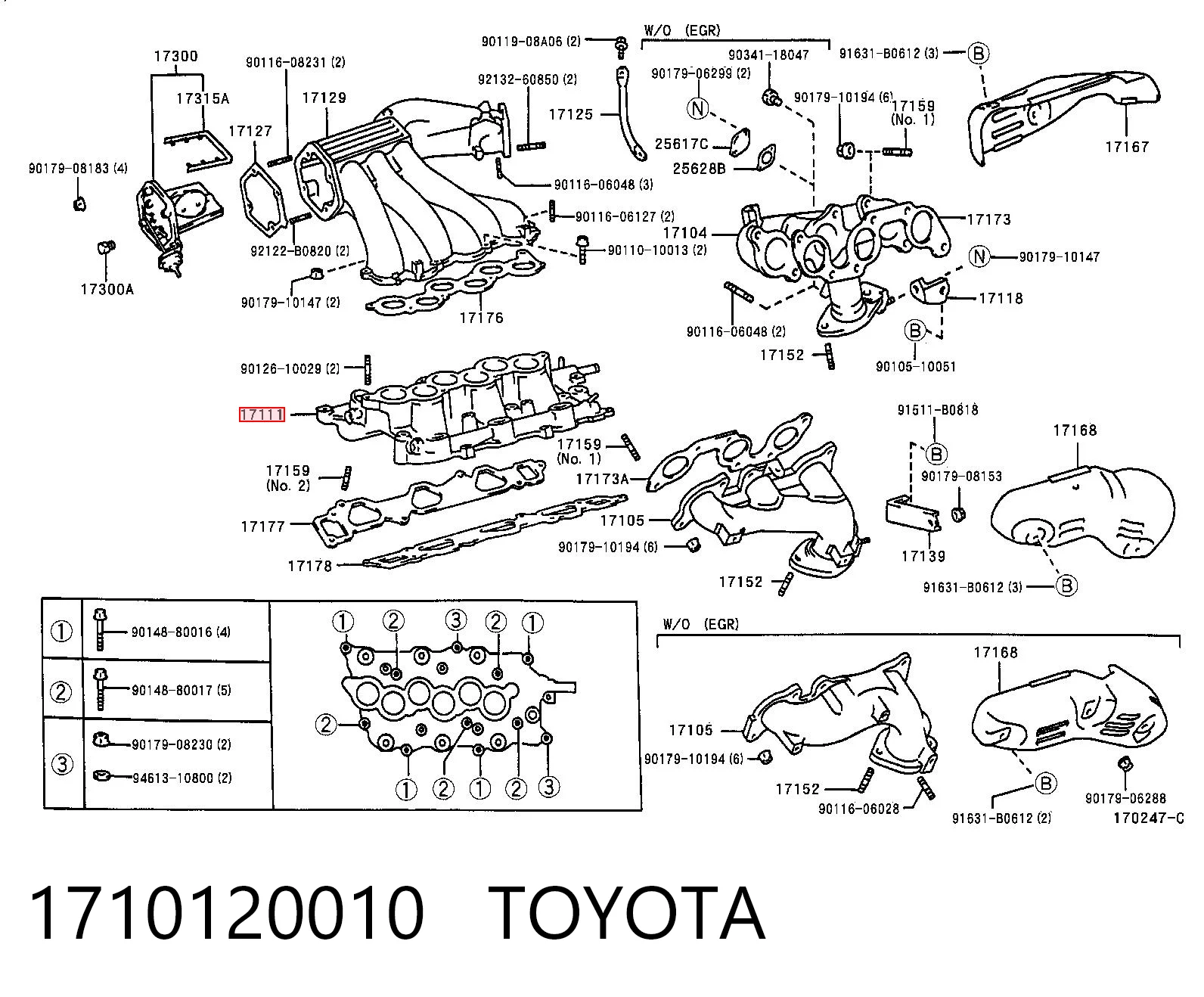 Tubo coletor de admissão Toyota Camry  V20 ao melhor preço