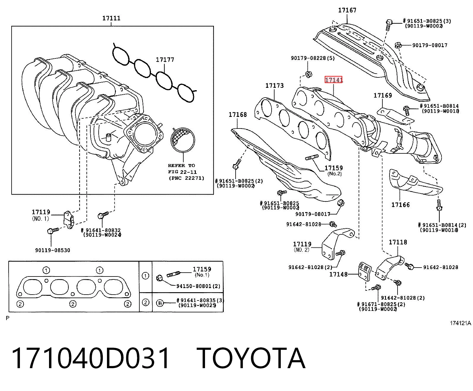 171040D031 Toyota