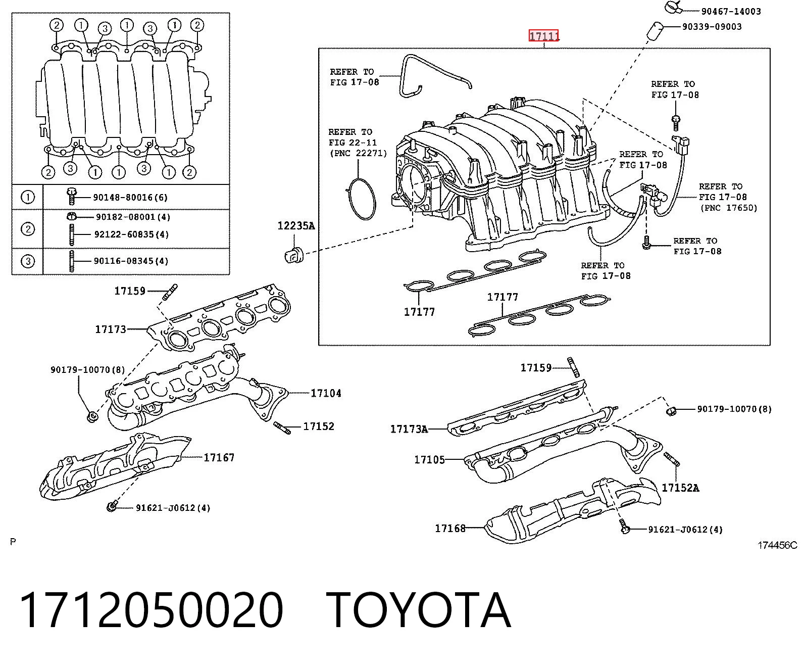 Tubo coletor de admissão Toyota Land Cruiser J10 ao melhor preço