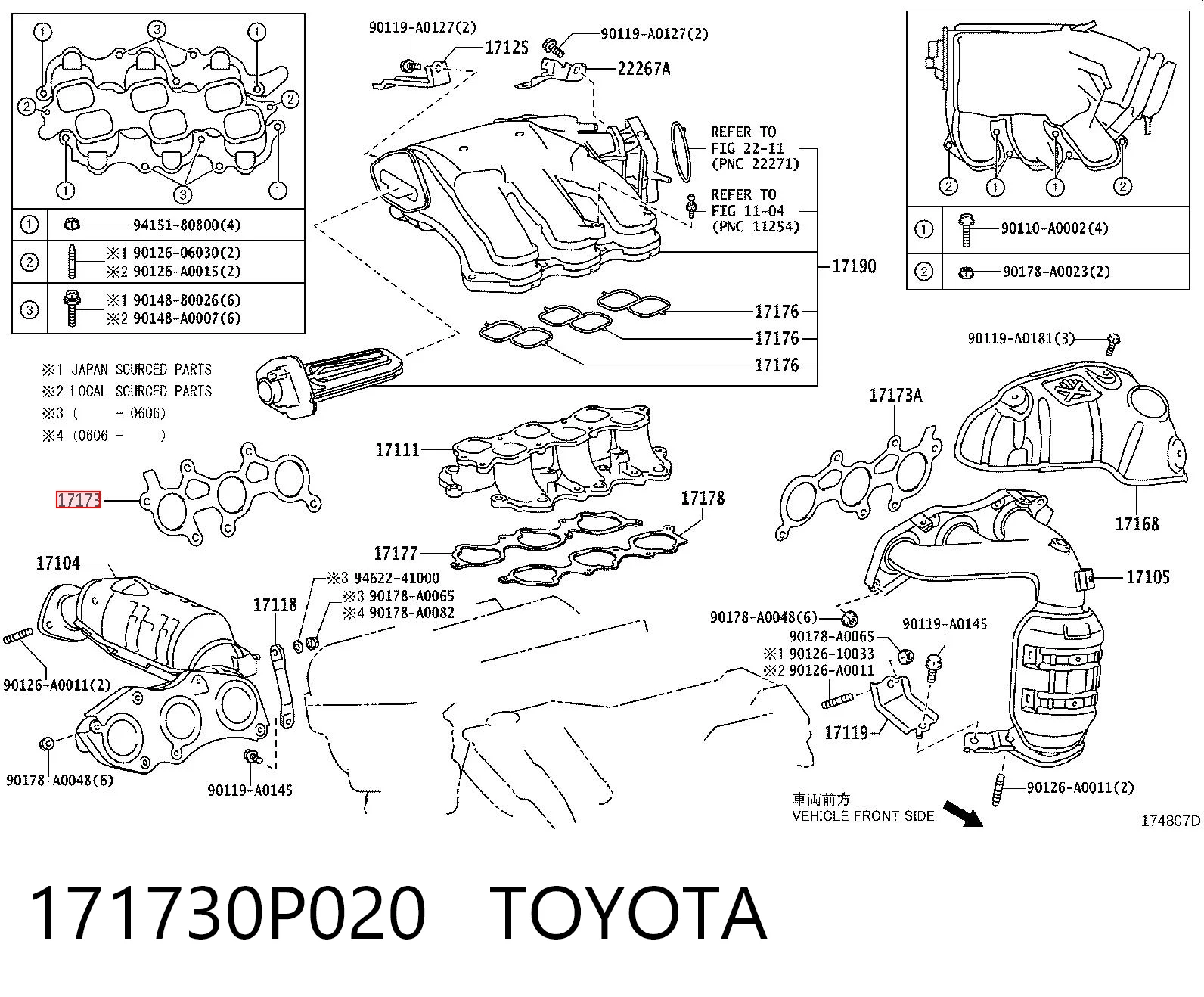 Vedante de tubo coletor de escape para Lexus RX 270/350/450H AGL10, GGL15, GYL15