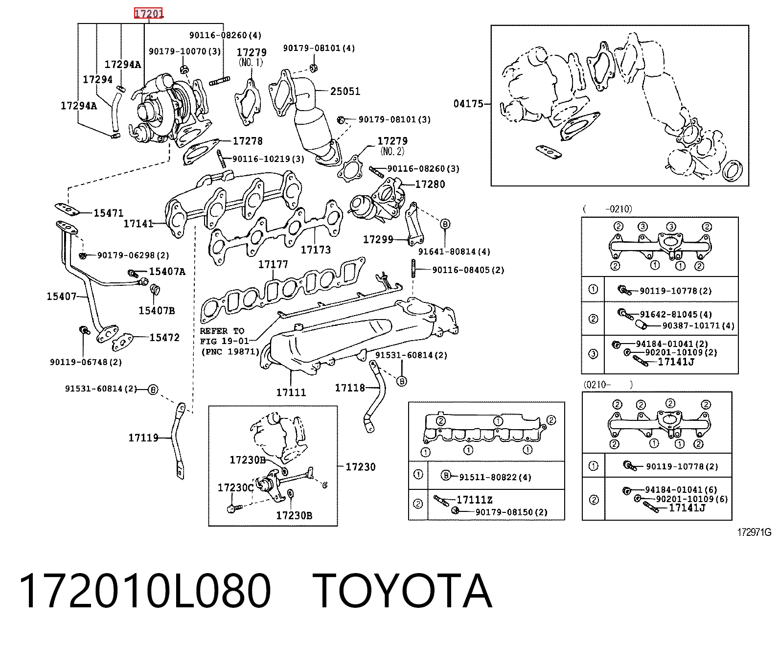 Turbina Toyota Hilux  N