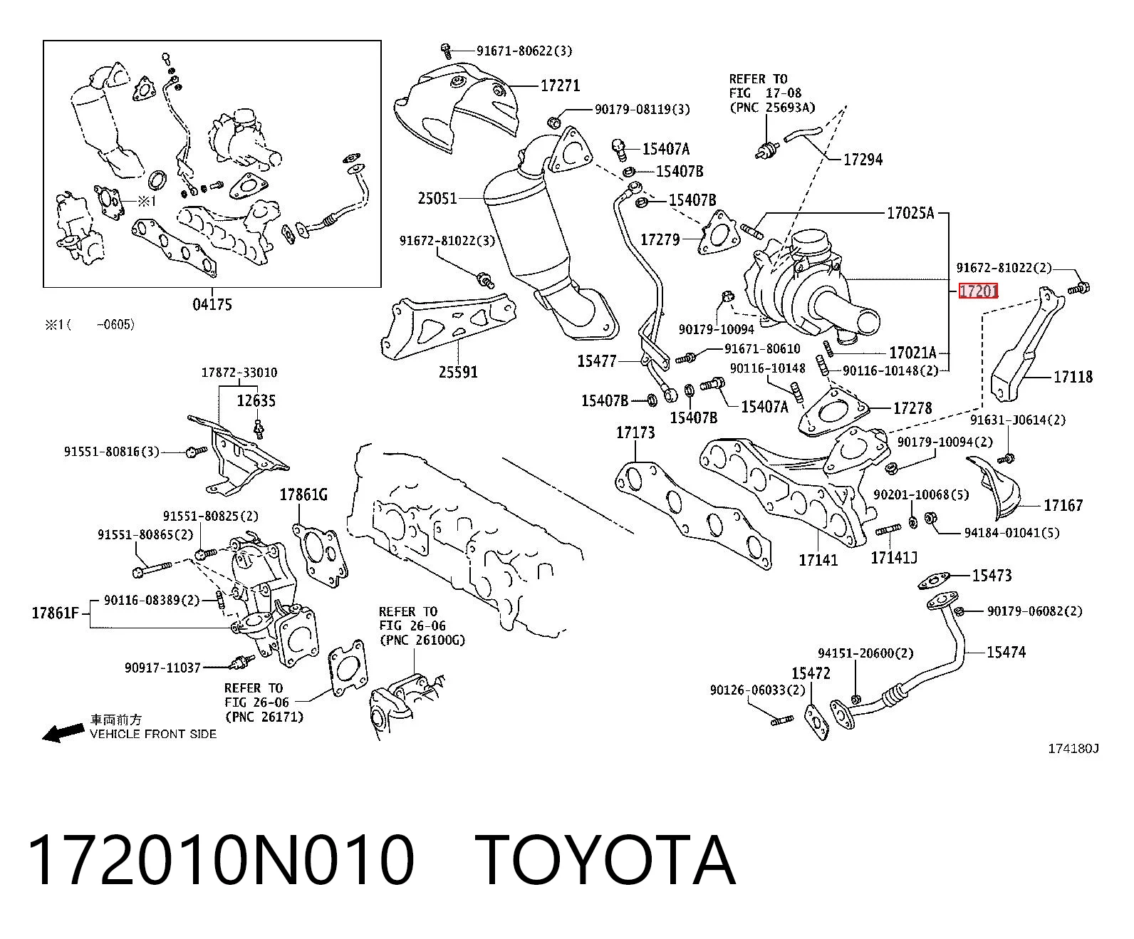 Turbina Toyota Corolla  E18