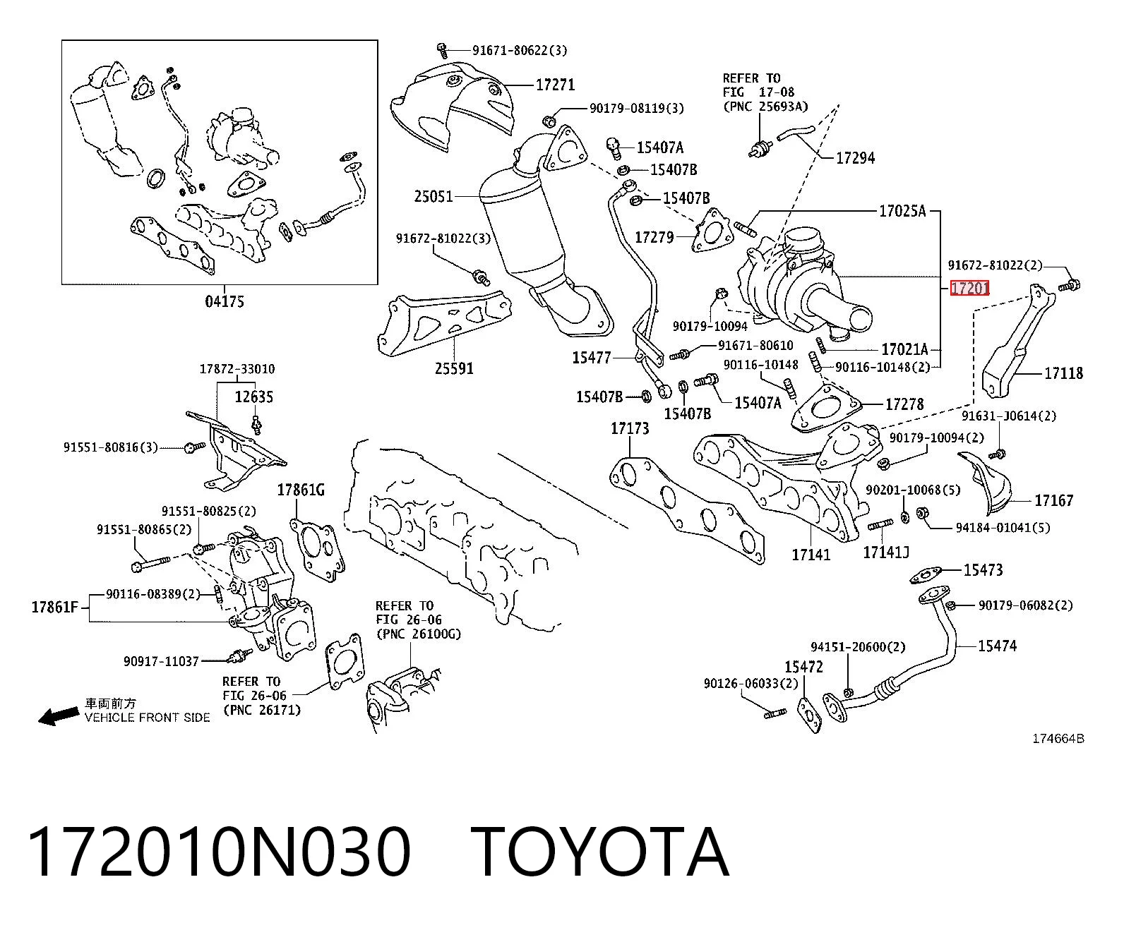 172010N030 Toyota Turbina