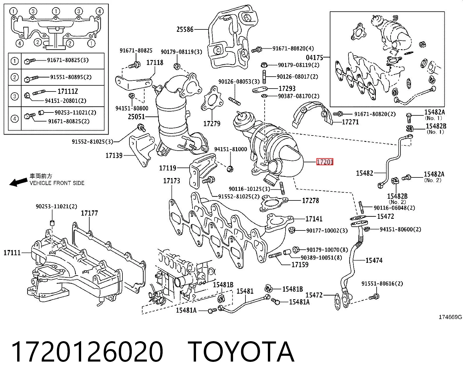 Turbina Toyota RAV4 III A3
