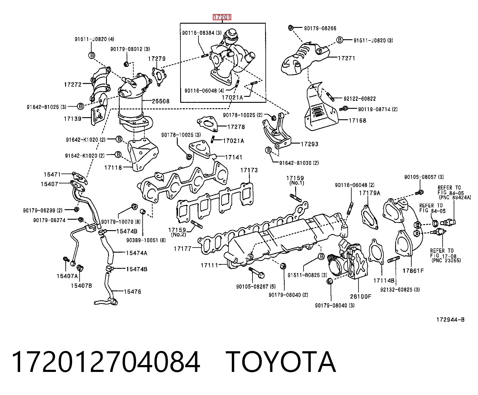 Turbina Toyota RAV4 II XA2