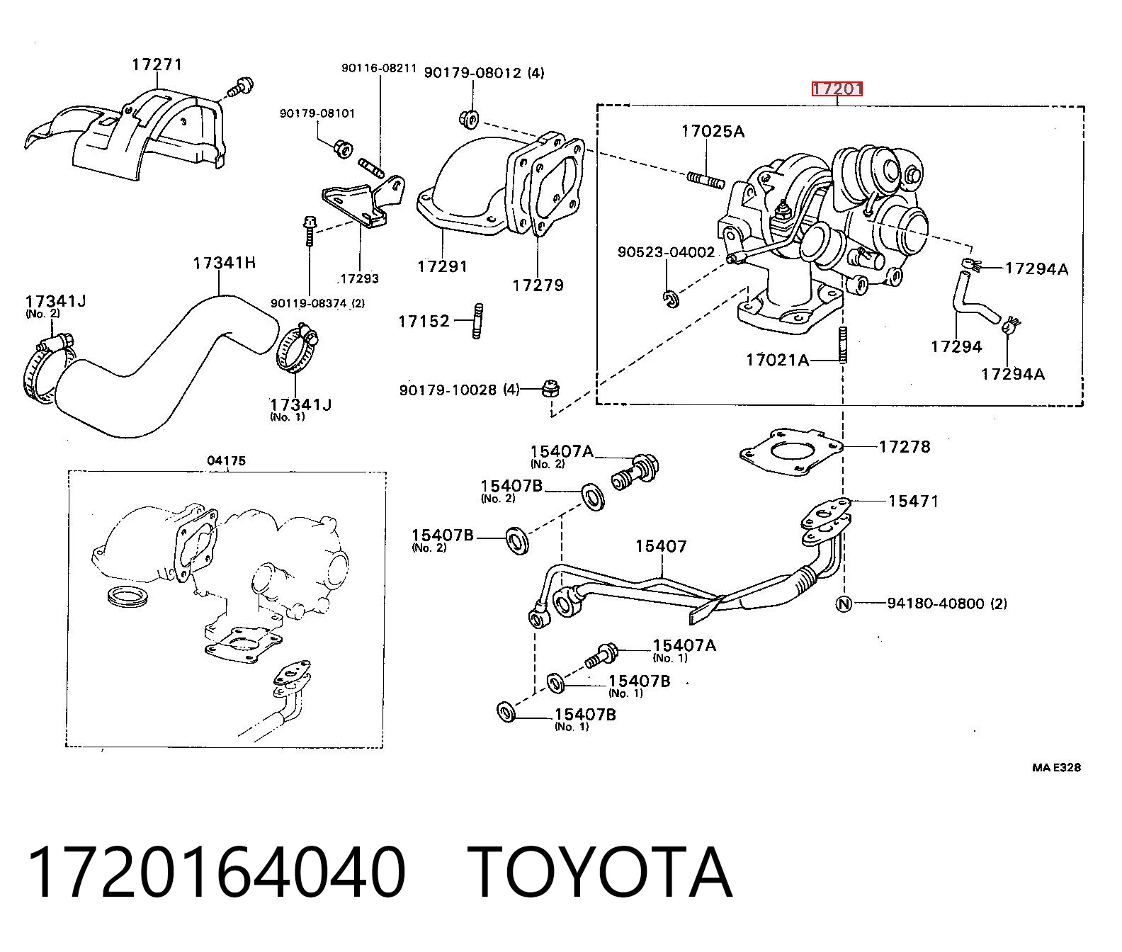 Turbina para Toyota Camry II V2