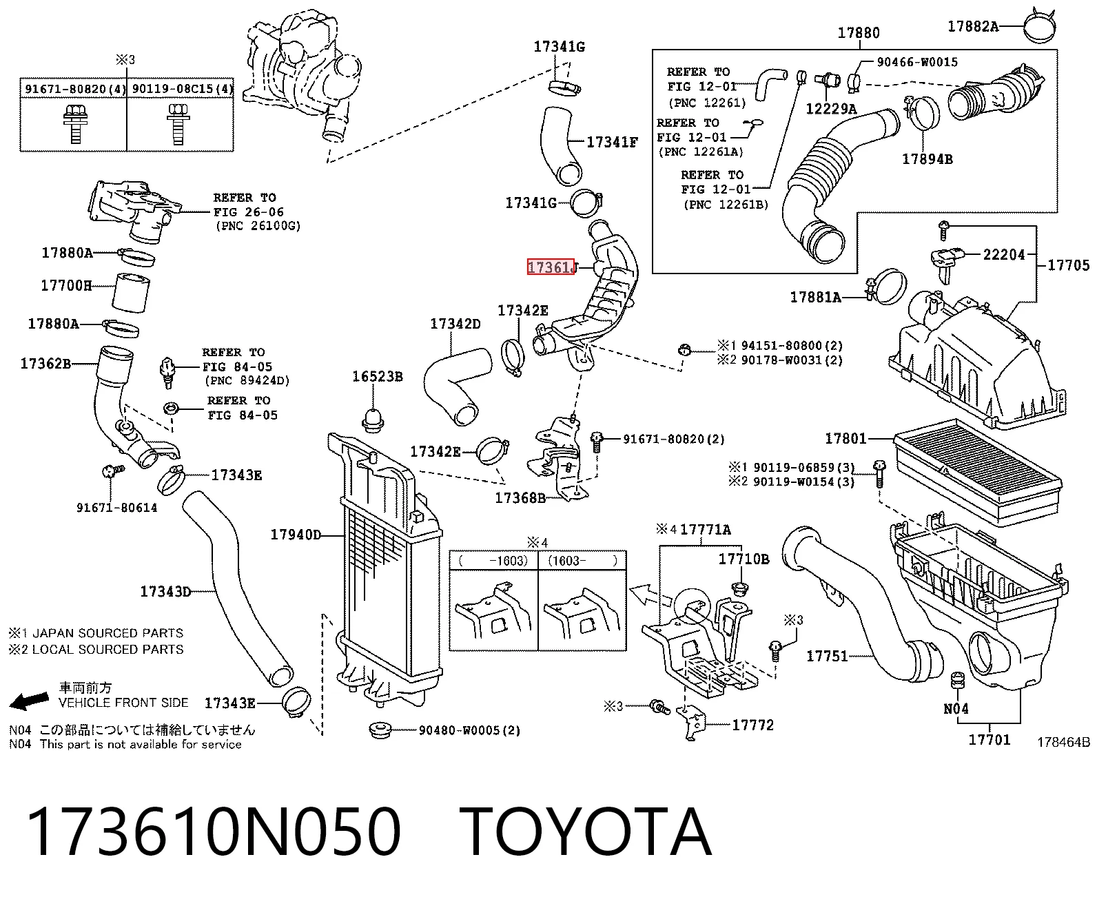 173610N050 Toyota